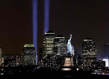 New York 911 Tribute in Light
